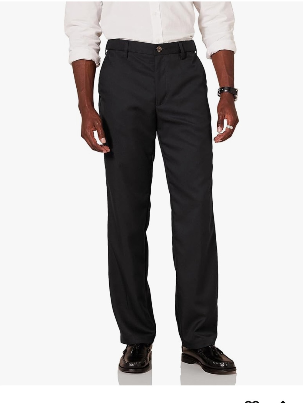 Essentials Men's Black Chinos